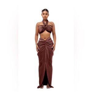 Coucoo Laucala Skirt Set - Wilted Rose